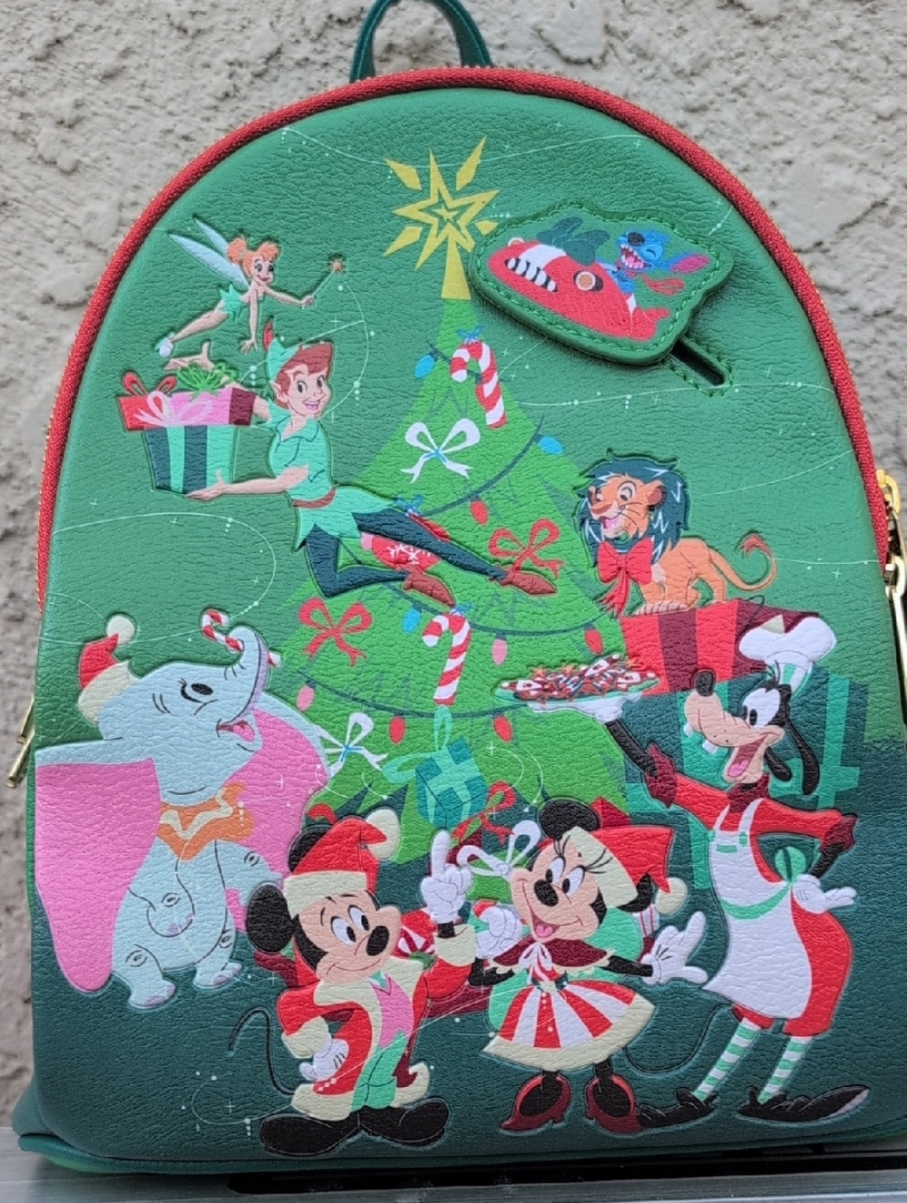 Loungefly Disney's Mickey and Friends Christmas Mini Backpack